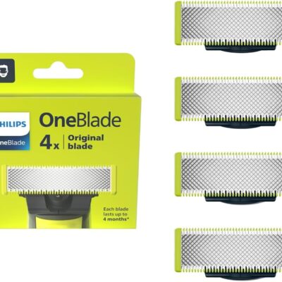 סכין למכונת גילוח פיליפס PHILIPS One Blade אריזת חיסכון 4 יחידות