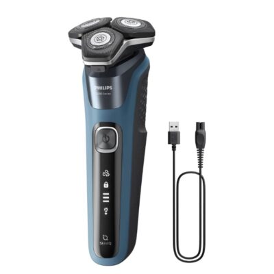 מכונת גילוח פיליפס PHILIPS S5880 עם קוצץ פאות מובנה