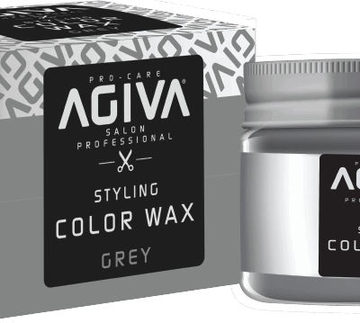 ווקס צבע לשיער בצבע אפור Agiva Hair Styling Color Wax Grey 120ml