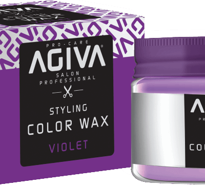 ווקס צבע לשיער בצבע סגול Agiva Hair Styling Color Wax Purple 120ml