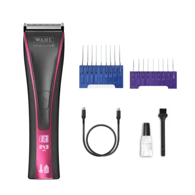 מכונת תספורת מקצועית נטען לבעלי חיים WAHL BRAVURA 2 - BRILLIANT ROSE