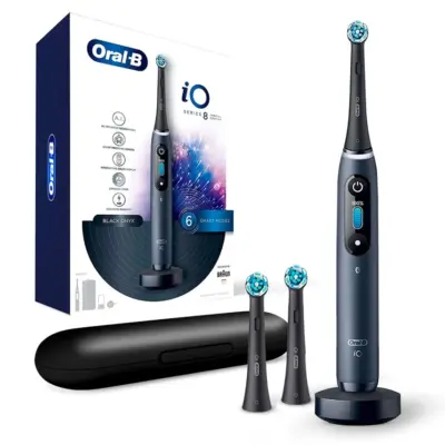 מברשת שיניים חשמלית Oral-B iO8 צבע שחור