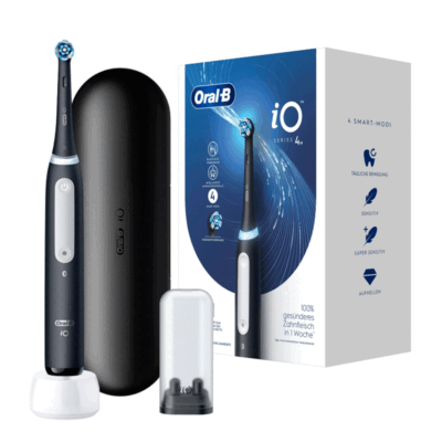 מברשת שיניים חשמלית אורל בי Oral-B iO4 Series 4 צבע שחור