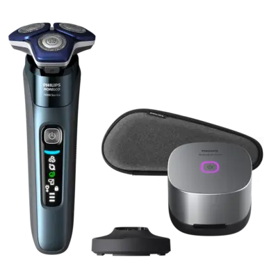 מכונת גילוח Philips Series 7000 S7889/91 עם קוביית חיטוי UV – רטוב ויבש