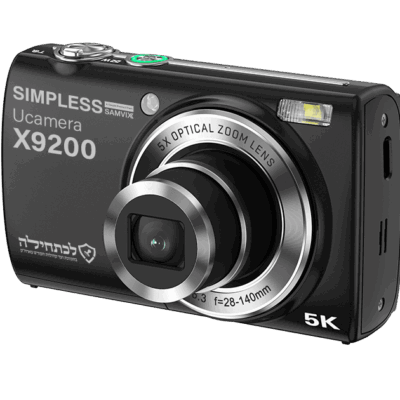 מצלמה דיגיטלית כשרה סאמויקס יו קאמרה Samvix UCamera X9200 5K Ultra HD - מסך מגע